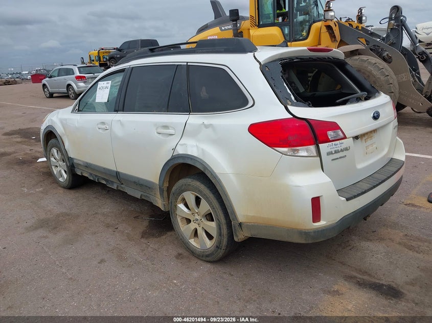 Vin: 4s4brbkc6c3219514, lot: 46701407, subaru outback 2.5i limited 20123