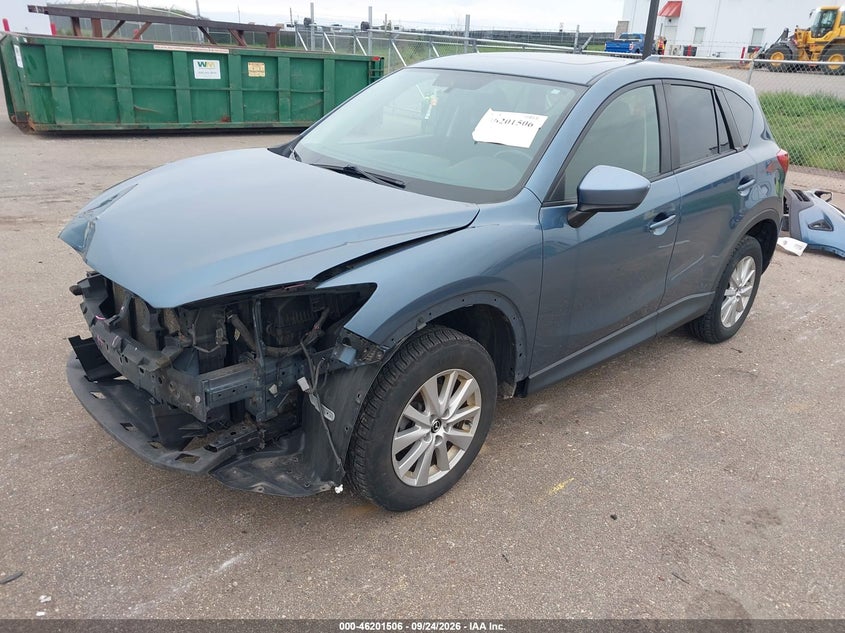 Vin: jm3ke2cy8f0456786, lot: 46701418, mazda cx-5 touring 20152