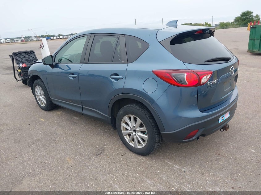 Vin: jm3ke2cy8f0456786, lot: 46701418, mazda cx-5 touring 20153