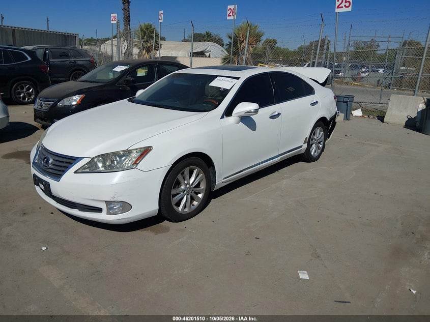 2010 Lexus Es 350, Rear, IAAI, VIN JTHBK1EG9A2389532 — photo 2