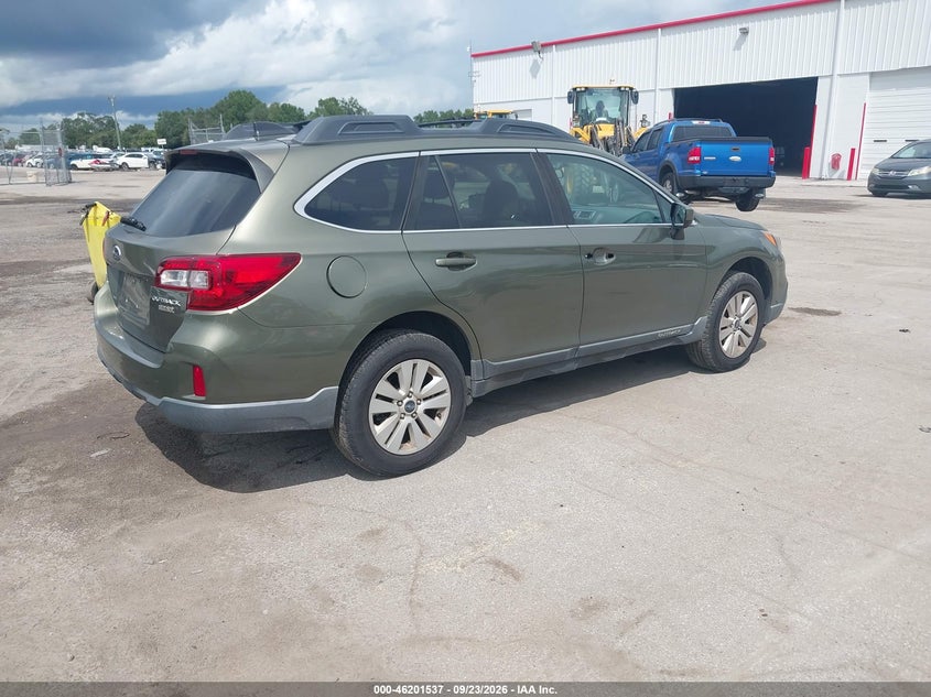 Vin: 4s4bsacc3h3350436, lot: 46701449, subaru outback 2.5i premium 20172