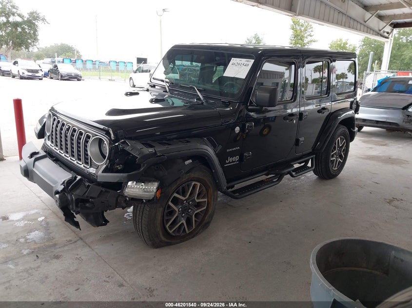 Vin: 1c4pjxeg3rw366202, lot: 46701452, jeep wrangler 4-door sahara 4x4 20242