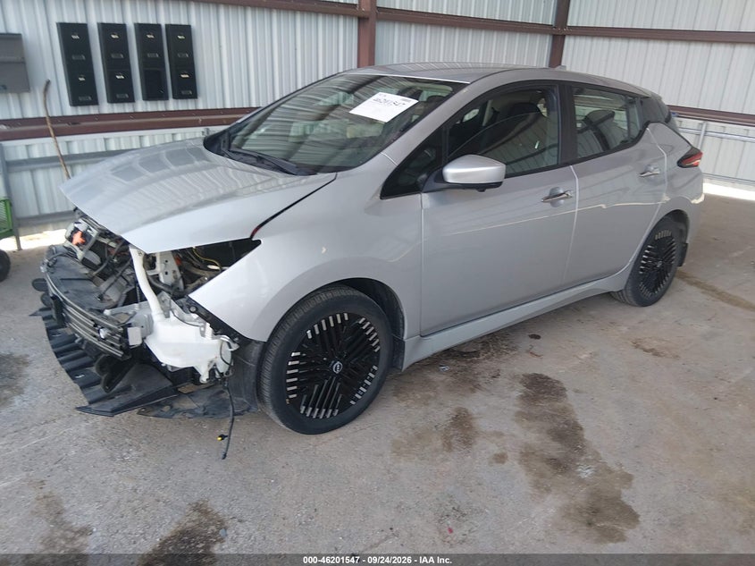 Vin: 1n4cz1cv7pc550455, lot: 46701459, nissan leaf sv plus 60 kwh 20232