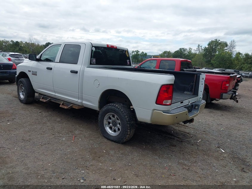 Vin: 3c6ur5cj6hg615434, lot: 46701462, ram 2500 tradesman  4x4 6'4 box 20173