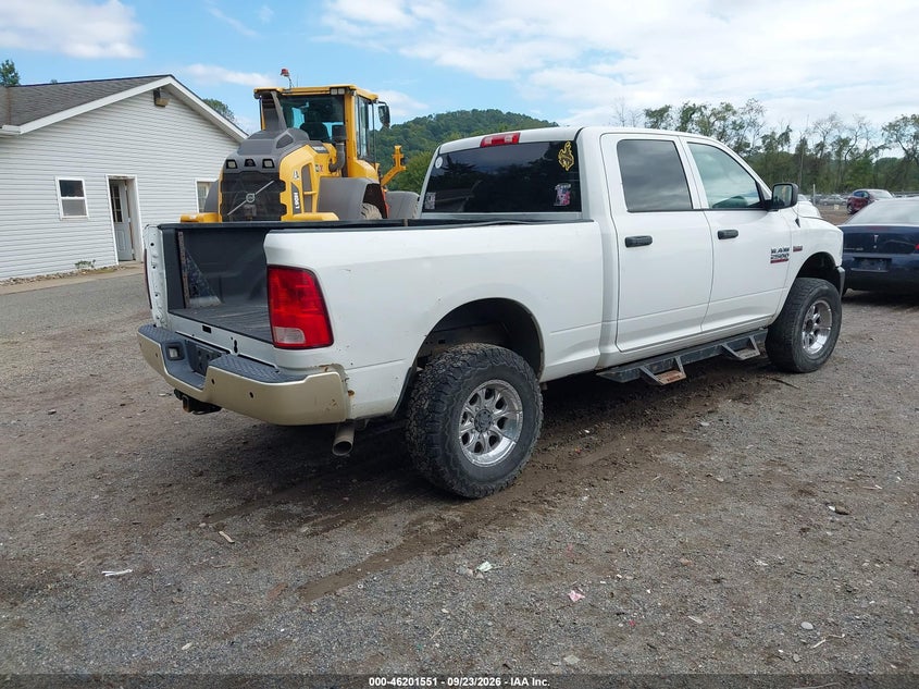 Vin: 3c6ur5cj6hg615434, lot: 46701462, ram 2500 tradesman  4x4 6'4 box 20174