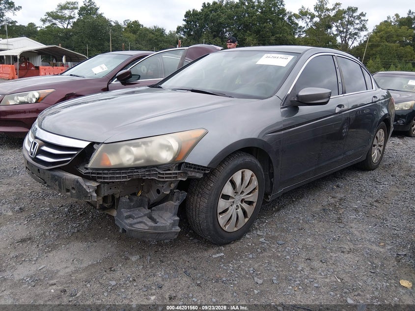 Vin: 1hgcp2f34ca037252, lot: 46701472, honda accord sdn lx 20122