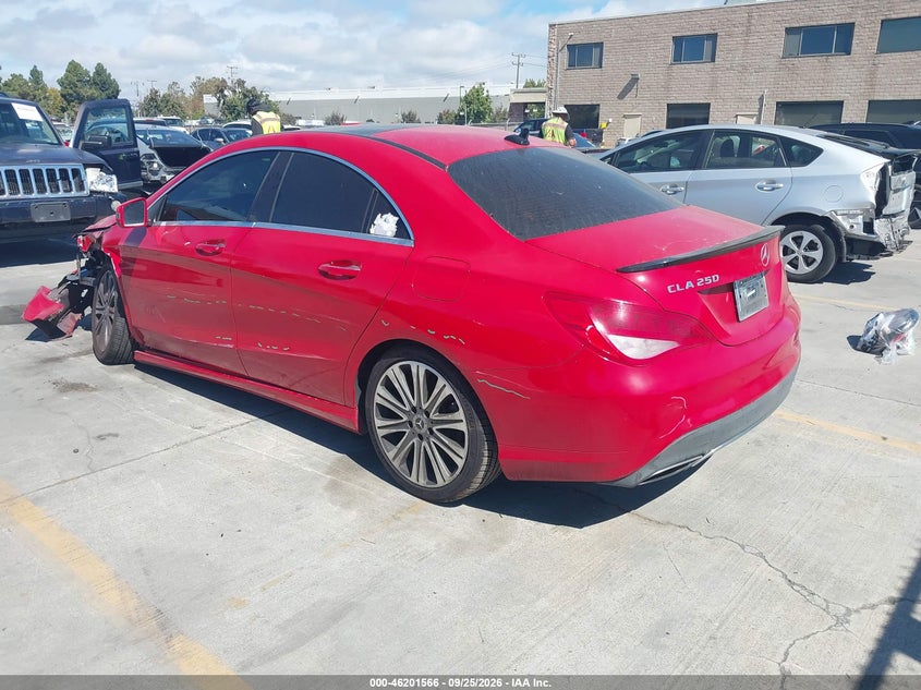 Vin: wddsj4eb4kn742419, lot: 46701478, mercedes-benz cla 250 20193