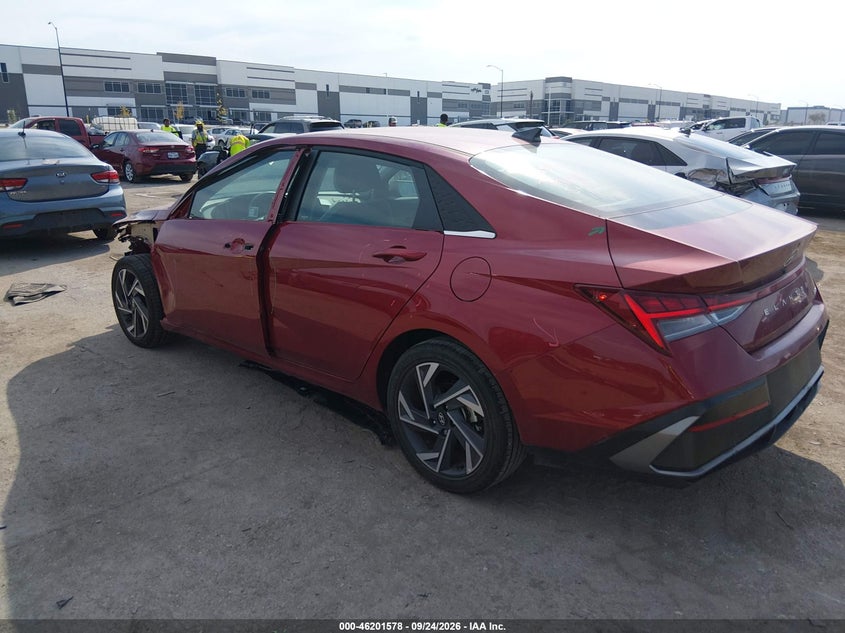 Vin: kmhlp4dg4su959254, lot: 46701488, hyundai elantra limited 20253