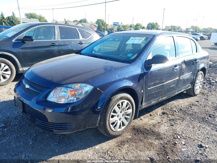 2009 Chevrolet Cobalt Ls, Обычный износ, IAAI, VIN 1G1AS58H797105704 — фото 2