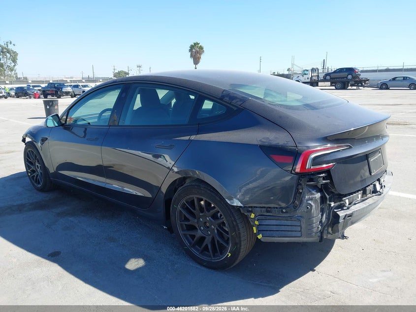 Vin: 5yj3e1ea1sf939197, lot: 46701494, tesla model 3 long range rear-wheel drive/standard rear-wheel drive 20253