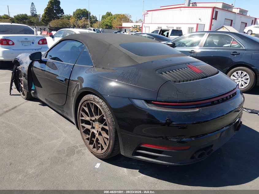 Vin: wp0ca2a9xms239357, lot: 46701503, porsche 911 carrera cabriolet 20213