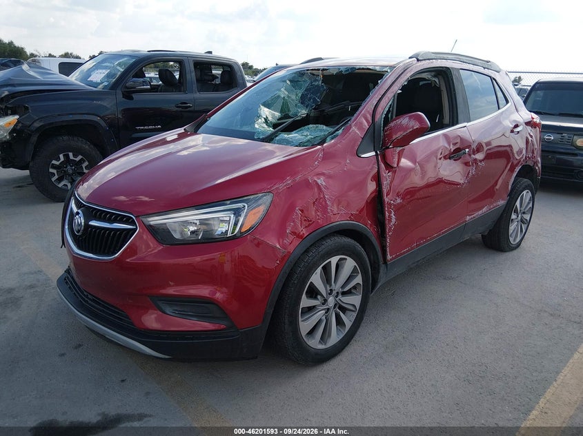 Vin: kl4cjasb8lb002905, lot: 46701505, buick encore fwd preferred 20202