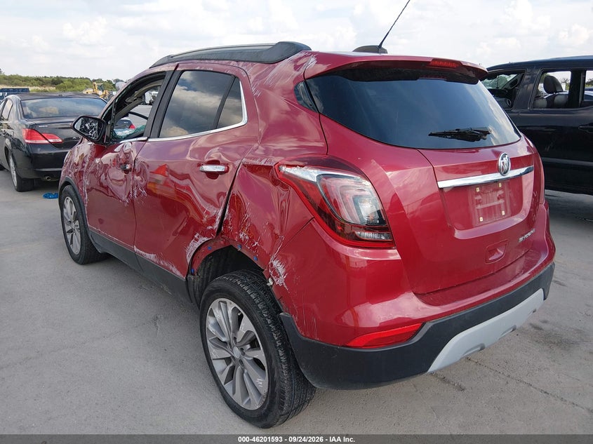 Vin: kl4cjasb8lb002905, lot: 46701505, buick encore fwd preferred 20203