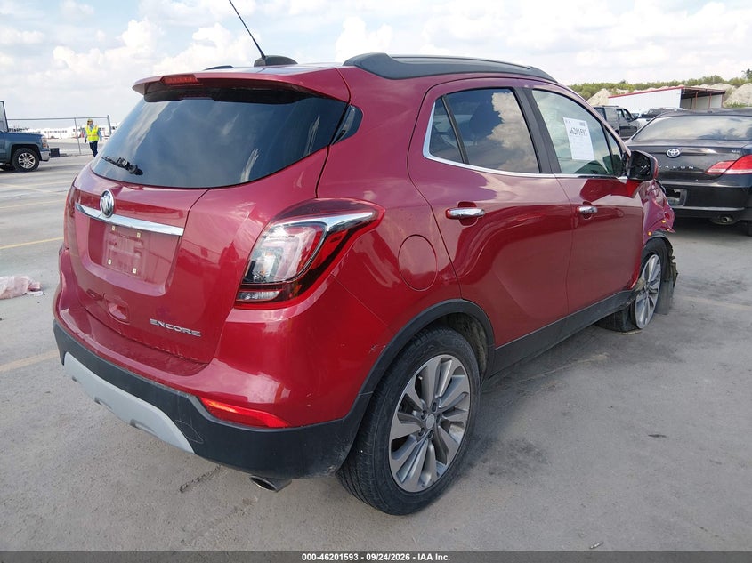 Vin: kl4cjasb8lb002905, lot: 46701505, buick encore fwd preferred 20204