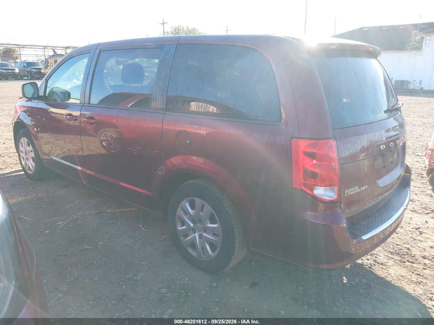 Vin: 2c4rdgbg3jr259216, lot: 46701524, dodge grand caravan se 20183
