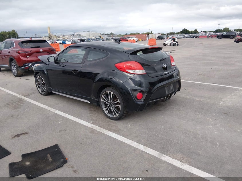 Vin: kmhtc6ae4gu252964, lot: 46701541, hyundai veloster turbo 20163