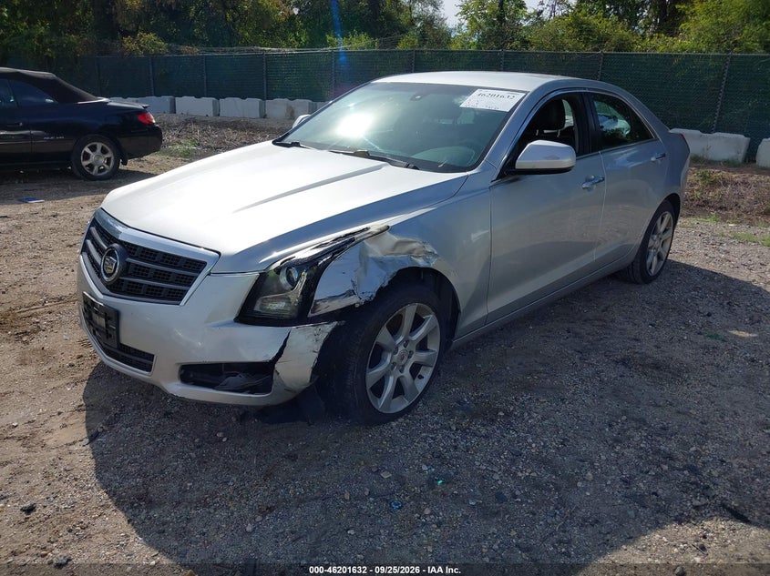2014 Cadillac ATS, Перед і зад, IAAI, VIN 1G6AG5RX8E0115467 — фото 2