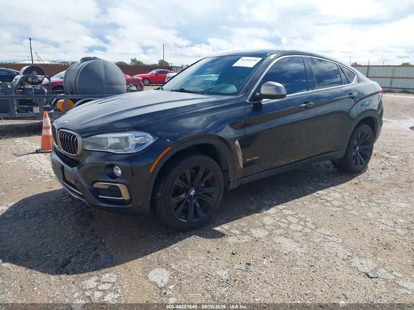 2018 BMW X6, Град, IAAI, VIN 5UXKU2C57J0X50401 — фото 2