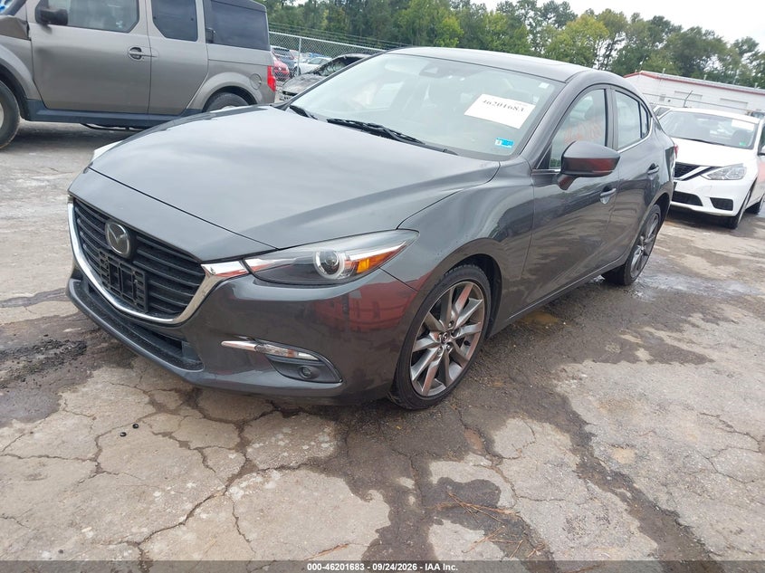 Vin: 3mzbn1w30jm226603, lot: 46701595, mazda mazda3 grand touring 20182
