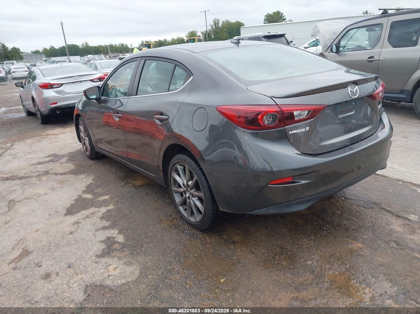 Vin: 3mzbn1w30jm226603, lot: 46701595, mazda mazda3 grand touring 20183