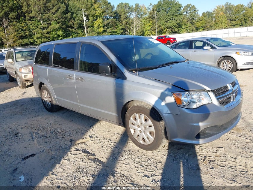 Vin: 2c4rdgbg6kr524678, lot: 46701599, dodge grand caravan se 20191