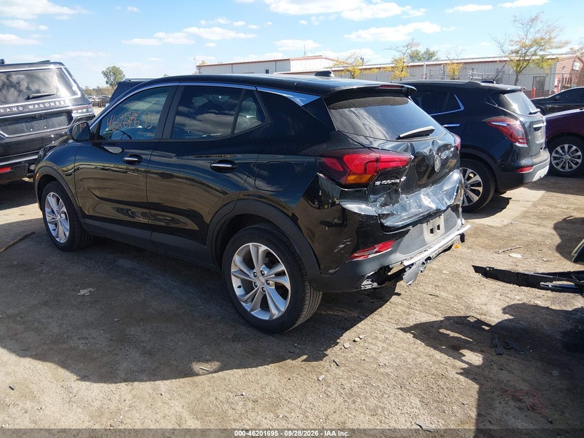 Vin: kl4mmbs28lb102472, lot: 46701606, buick encore gx fwd preferred 20203