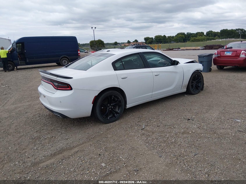 Vin: 2c3cdxbg5jh186379, lot: 46701623, dodge charger sxt rwd 20184