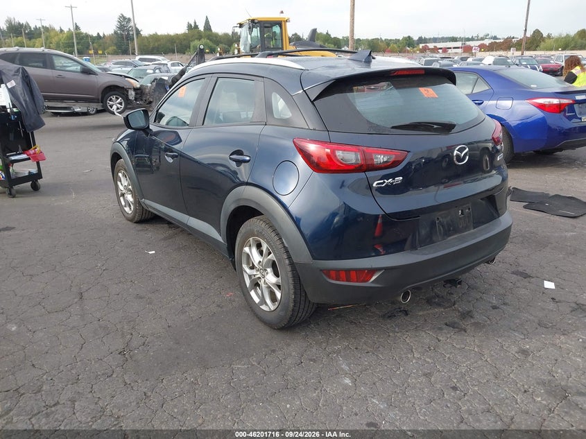 Vin: jm1dkdb7xk1429575, lot: 46701628, mazda cx-3 sport 20193