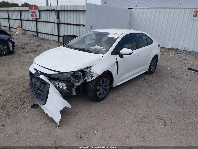 Vin: 5yfepmaexnp279084, lot: 46701633, toyota corolla le 20222