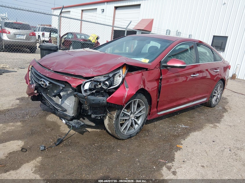 Vin: 5npe34ab5fh088592, lot: 46701647, hyundai sonata sport 2.0t 20152