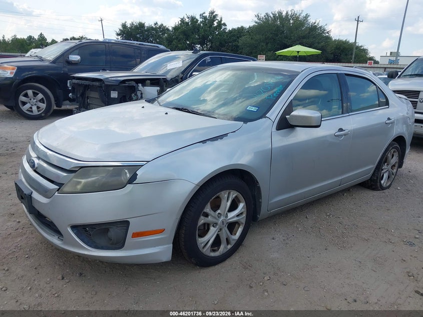 Vin: 3fahp0ha3cr143630, lot: 46701648, ford fusion se 20122