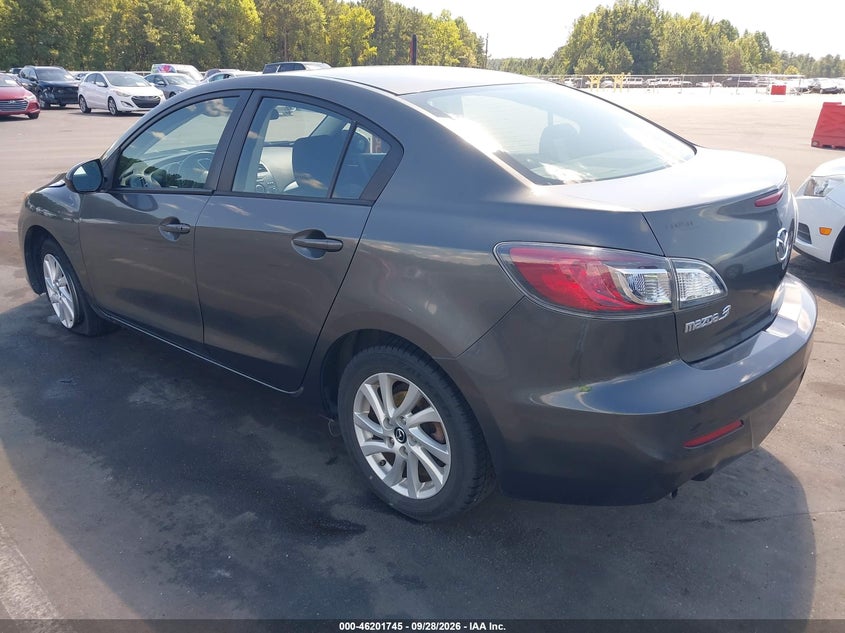 Vin: jm1bl1v89d1711569, lot: 46701657, mazda mazda3 i touring 20133