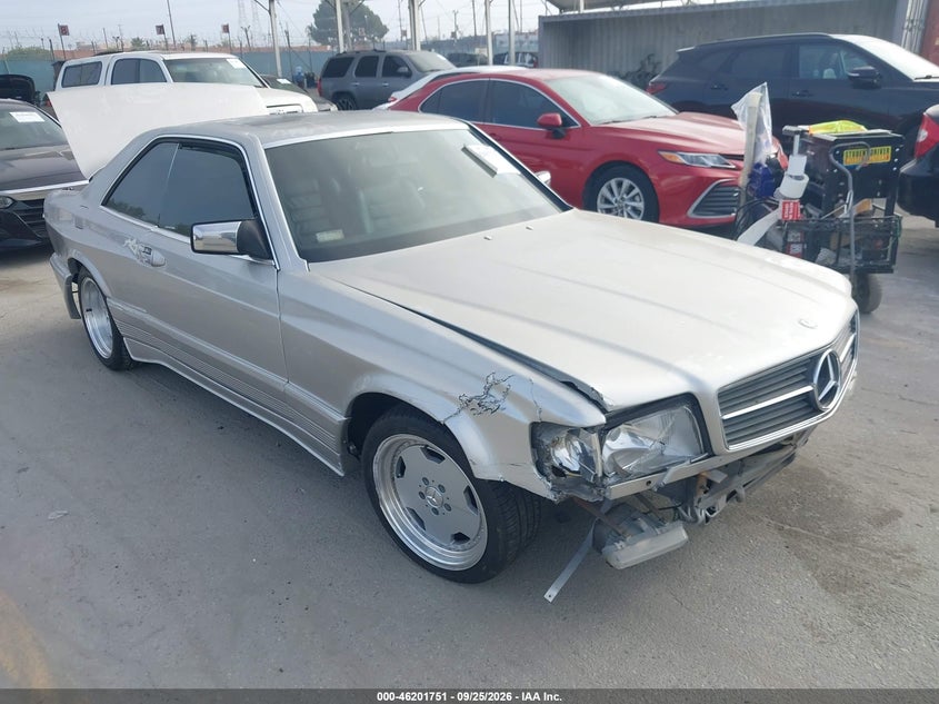 1984 Mercedes 500sec VIN WDB1260441A014805