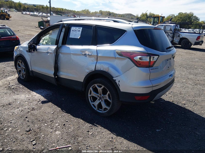 Vin: 1fmcu9j98hua18183, lot: 46701680, ford escape titanium 20173