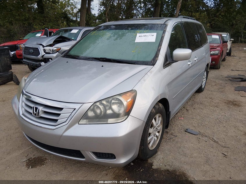 2010 Honda Odyssey, Rear, IAAI, VIN 5FNRL3H71AB049809 — photo 2
