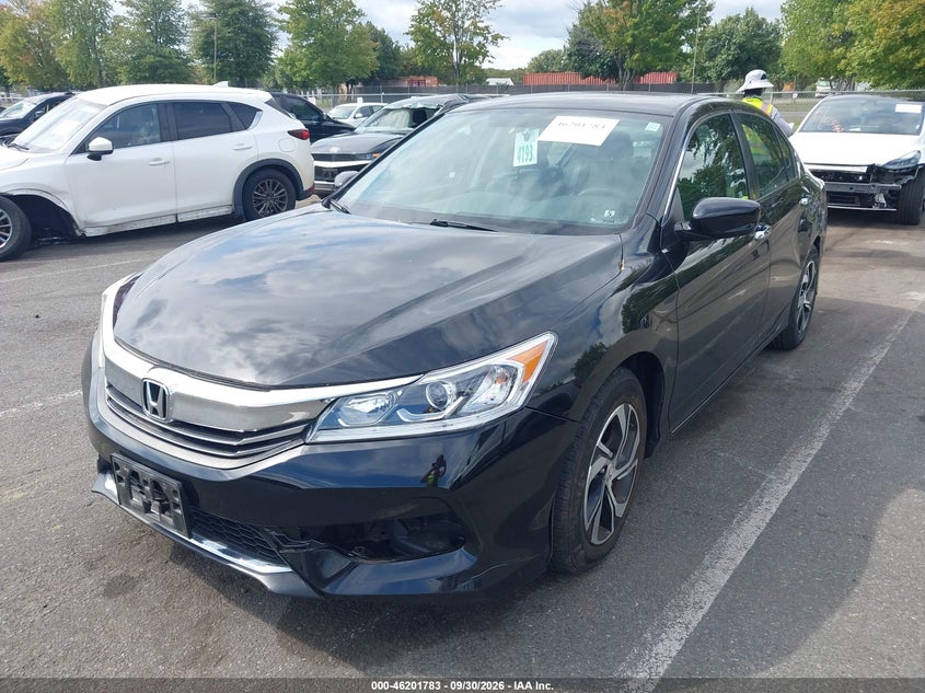 2016 Honda Accord Lx, Front End, IAAI, VIN 1HGCR2F38GA202686 — photo 2