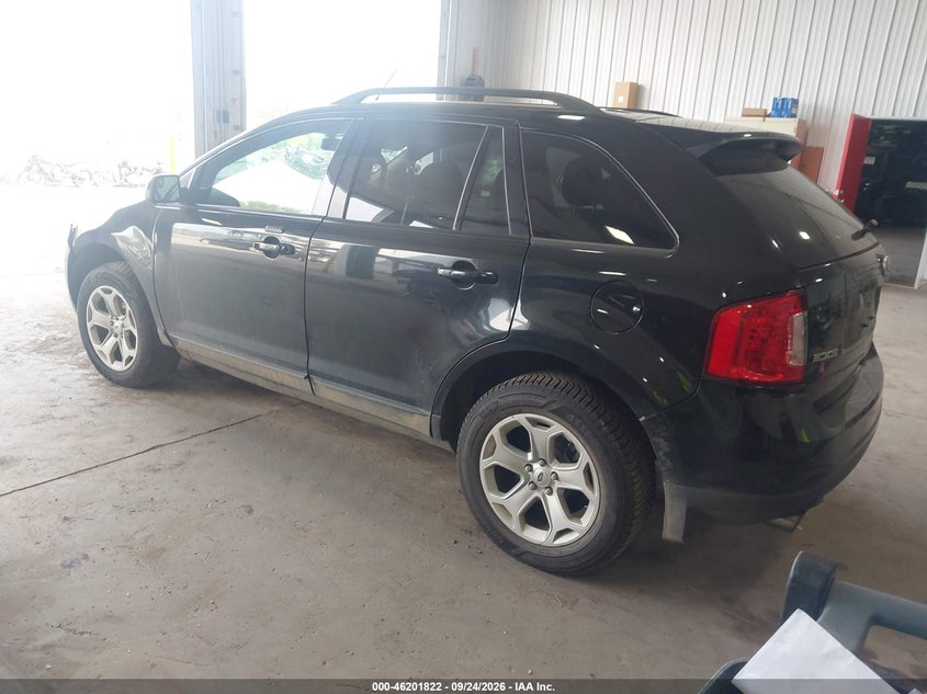 Vin: 2fmdk4jc9dba20937, lot: 46701734, ford edge sel 20133