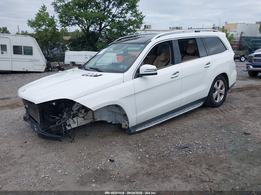 Vin: 4jgdf6ee5ha864227, lot: 46701738, mercedes-benz gls 450 4matic 20172