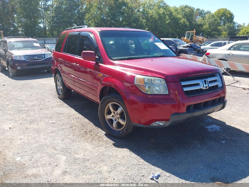 HONDA PILOT 2006 VIN 5FNYF284X6B025857