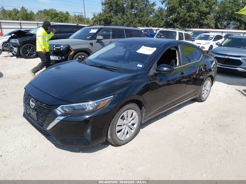 Vin: 3n1ab8bv5sy291497, lot: 46701751, nissan sentra s 20252