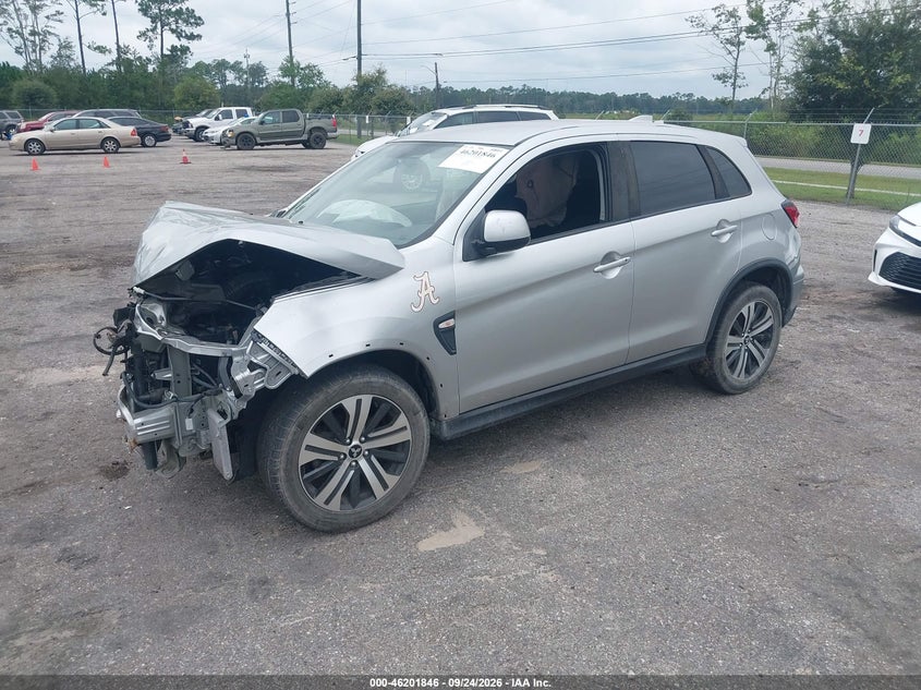 Vin: ja4ar3au4lu005982, lot: 46701758, mitsubishi outlander sport 2.0 es awc 20202