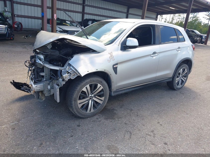 Vin: ja4ar3au4lu005982, lot: 46701758, mitsubishi outlander sport 2.0 es awc 20202