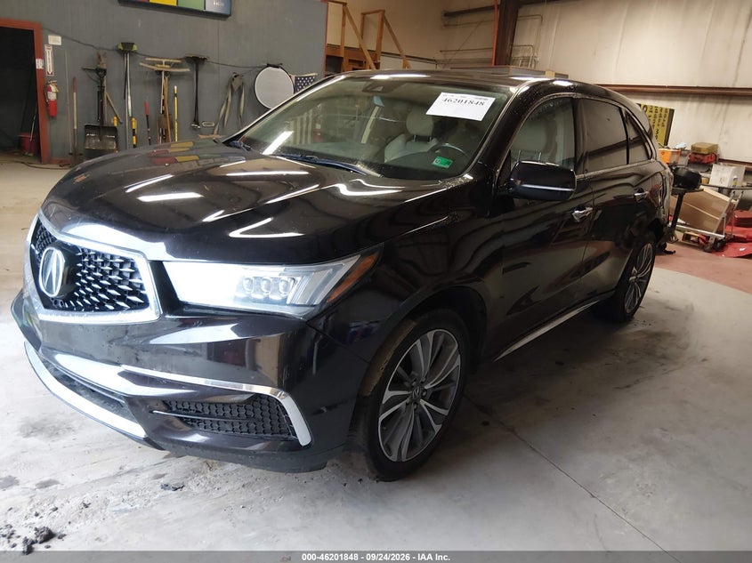 Vin: 5fryd4h53hb028031, lot: 46701760, acura mdx technology package 20172