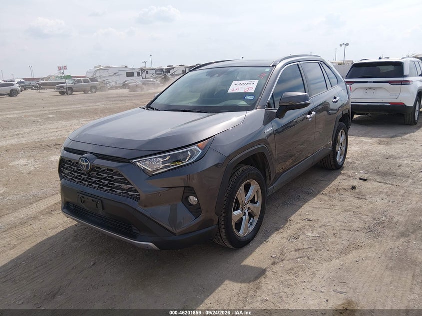 Vin: jtmdwrfv0kd522582, lot: 46701771, toyota rav4 hybrid limited 20192