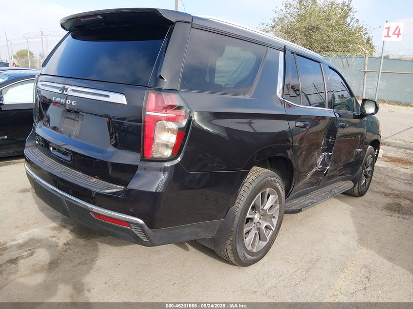 Vin: 1gnscmkd7pr116381, lot: 46701777, chevrolet tahoe 2wd ls 20234