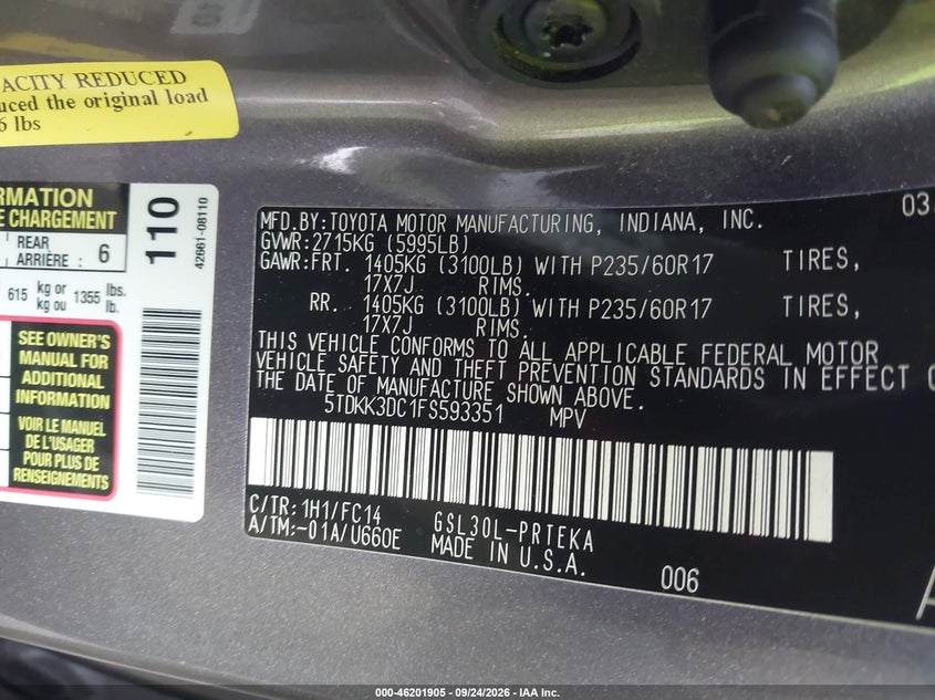 TOYOTA SIENNA - zdjęcie 9