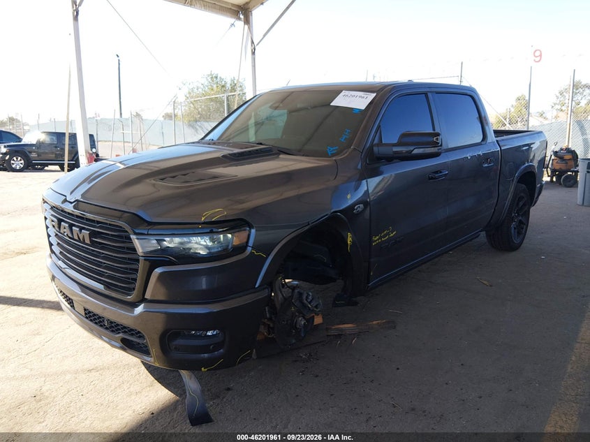 Vin: 1c6srfjt7tn238565, lot: 46701873, ram 1500 laramie 20262