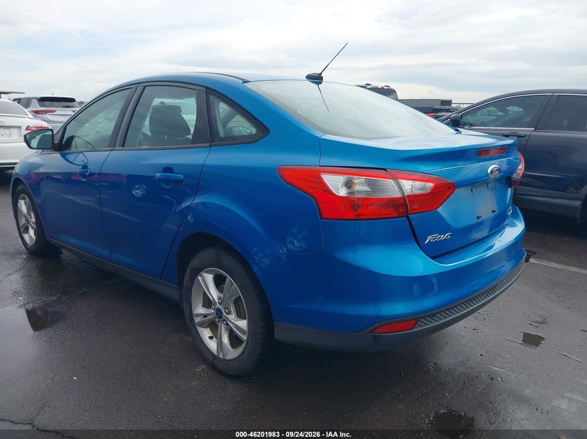 Vin: 1fadp3f27dl372839, lot: 46701895, ford focus se 20133