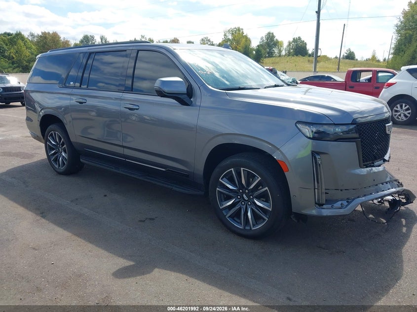Vin: 1gys3nkl3mr449415, lot: 46701903, cadillac escalade esv 2wd sport 2021 img_1