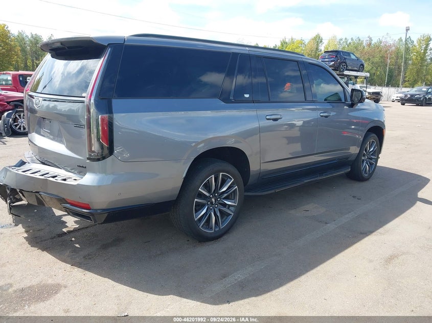 Vin: 1gys3nkl3mr449415, lot: 46701903, cadillac escalade esv 2wd sport 20214